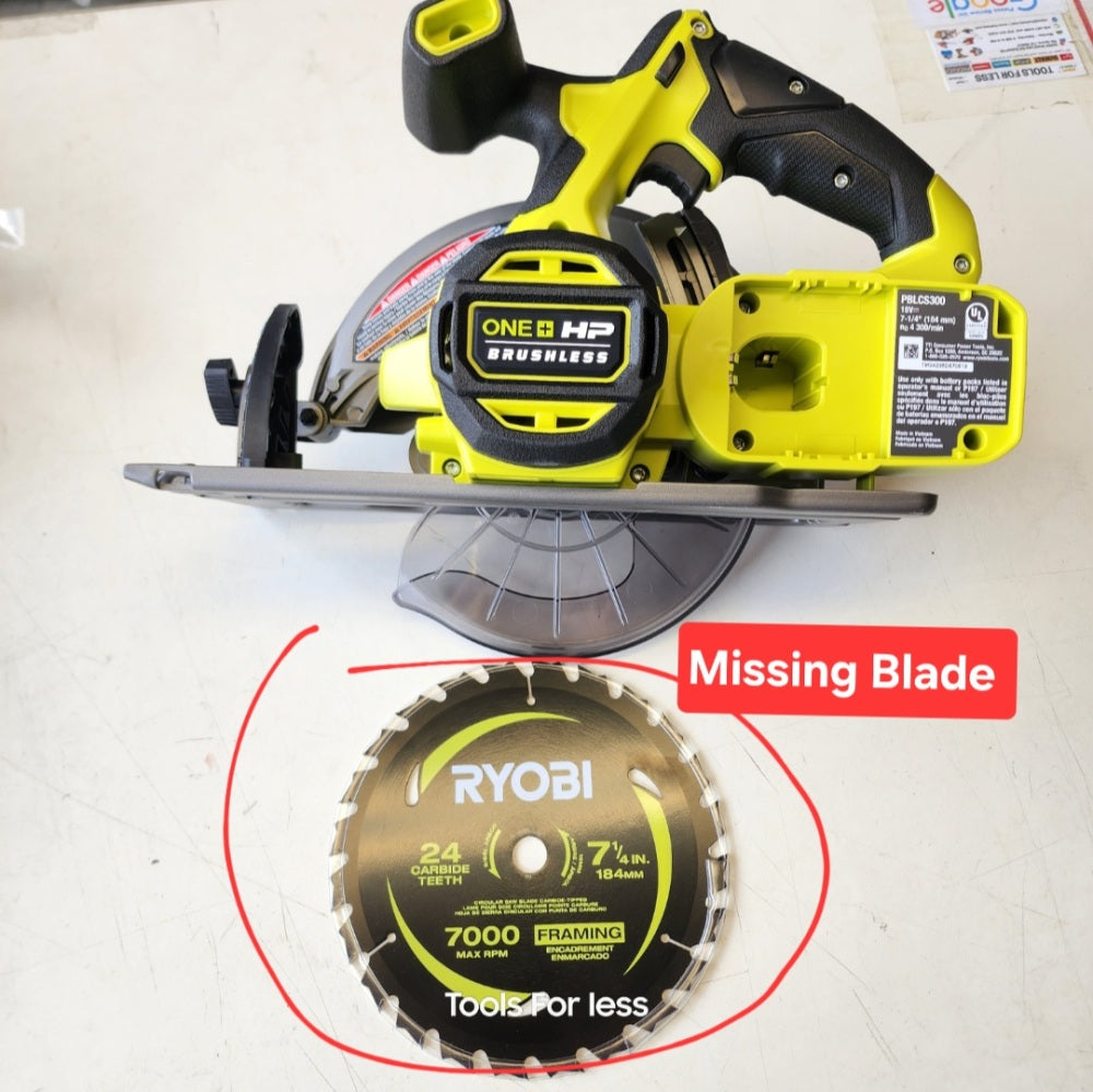 ONE + 18V Cordless 5 1/2 in. circular Saw (tool only) ONE + 18V Cordless 5 1/2 in. circular Saw (tool only)